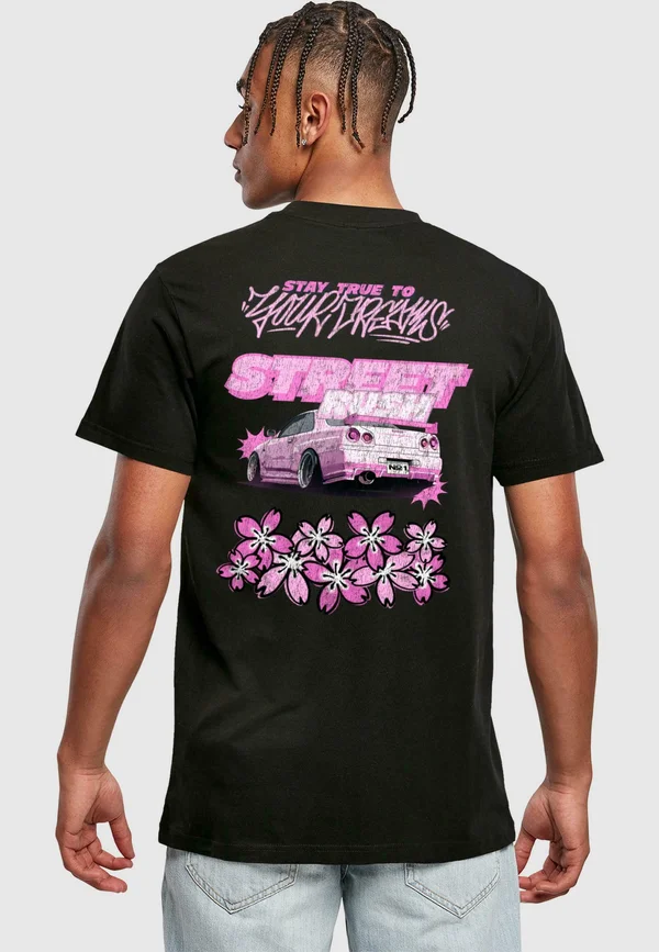 STREET RUSH CAR - Print T-shirt - black