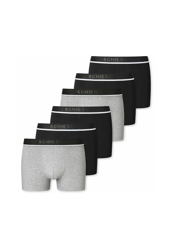 STREIFEN  6ER PACK - Trunks - schwarz   schwarz   grau melange