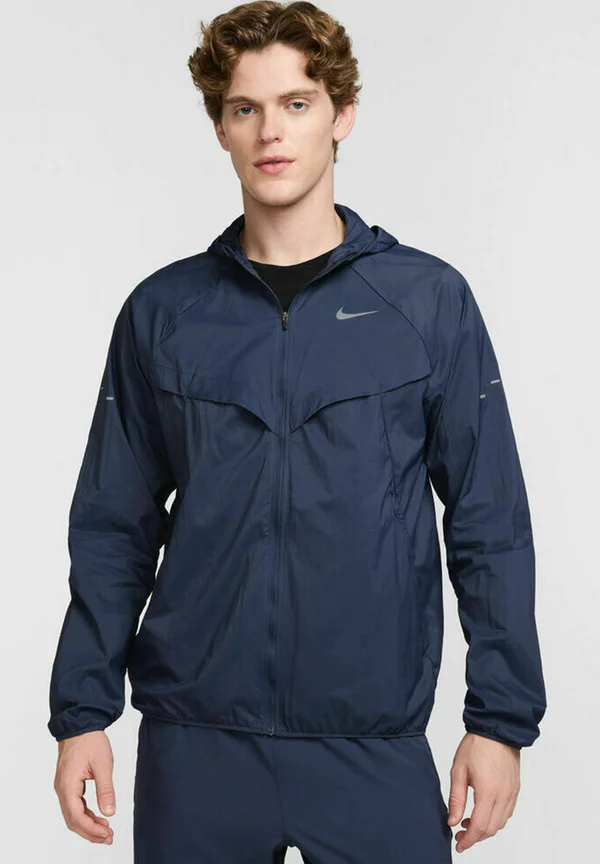 STRIDE - Running jacket - thunder blue reflective silv