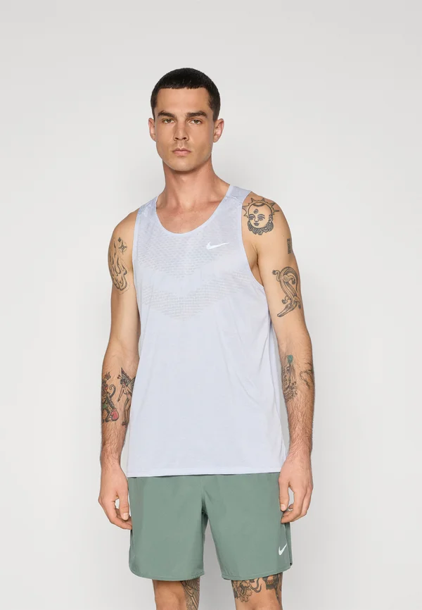 STRIDE TANK - Top - ghost/heather/reflective silver-coloured