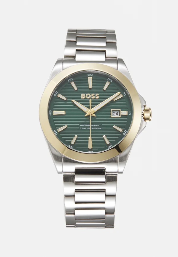 STRIKE - Watch - silver-coloured/green