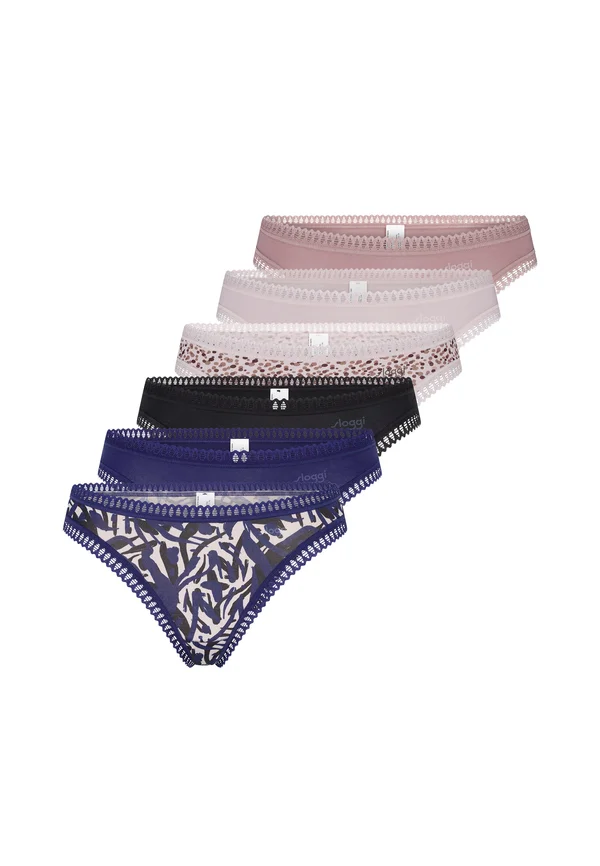 STRING 6ER PACK GO CRUSH - Thong - rosa   blau   schwarz