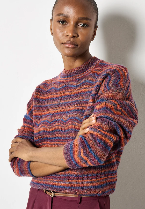 STRIPE  - Jumper - orange