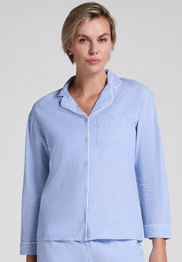 STRIPE - Pyjama top - blue