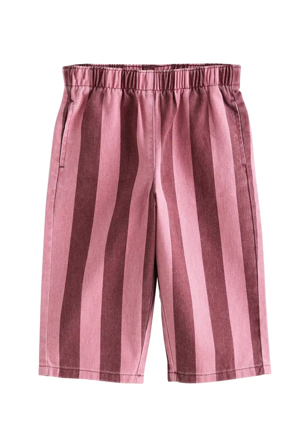 STRIPE REGULAR FIT - Trousers - berry pink