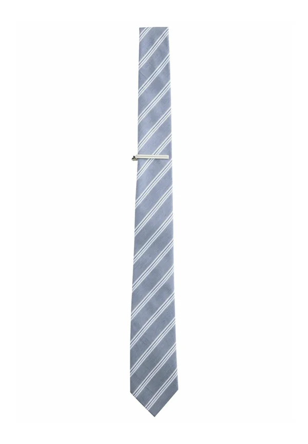 STRIPE - Tie - blue
