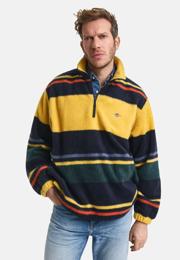 STRIPED  - Fleece jumper - multicolor
