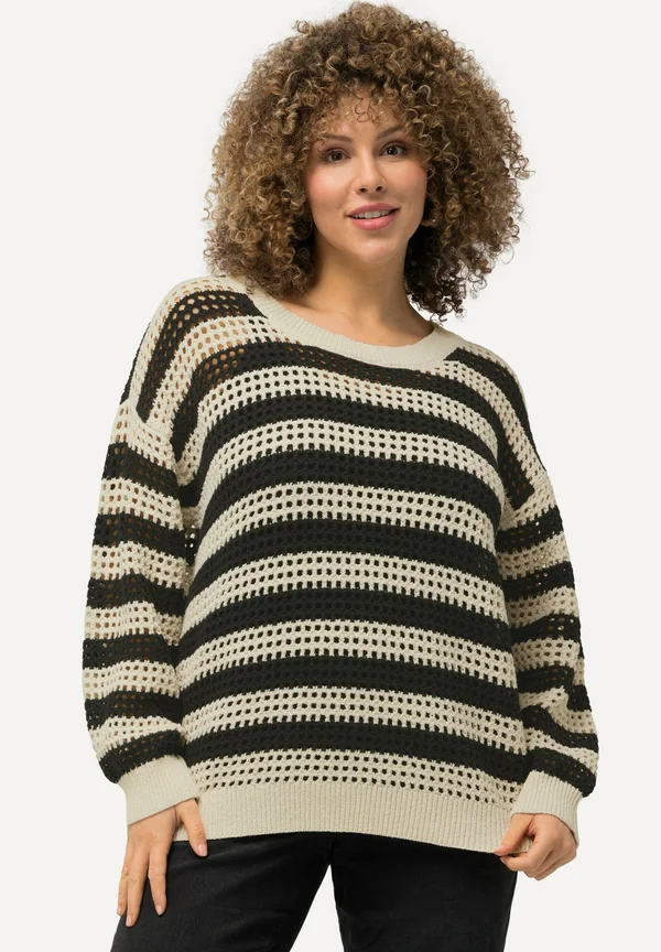 STRIPED LONG SLEEVE - Jumper - vanilla
