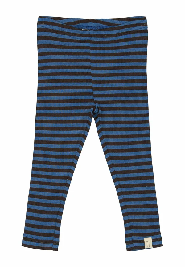 STRIPED - Tracksuit bottoms - true navy coffe bean