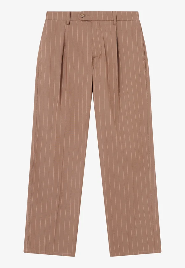 STRIPED TROUSERS UNISEX - Trousers - carafe