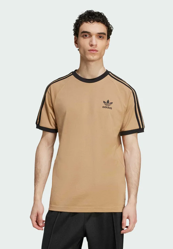 STRIPES - Print T-shirt - cardboard black