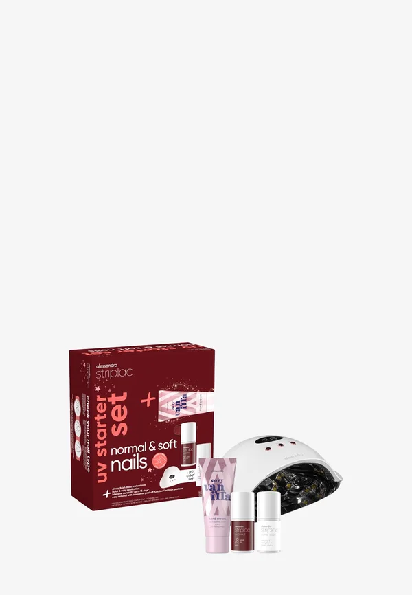 STRIPLAC UV STARTER SET NORMAL & SOFT NAILS - Nail set - bunt
