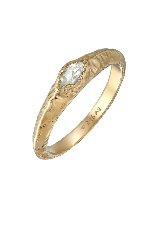 STRUCTURED BASIC - Ring - gold-coloured