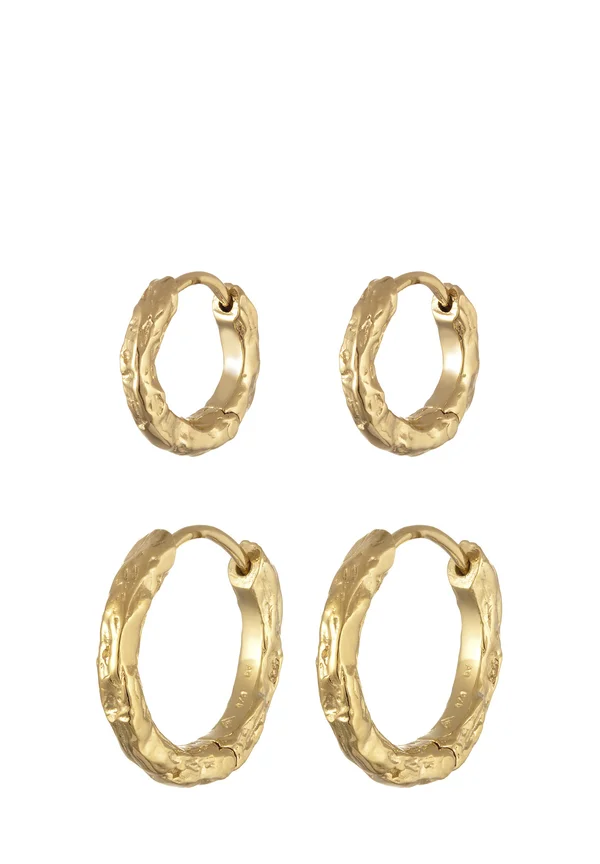 STRUCTURED BASIC STACK - Earrings - gold coloured