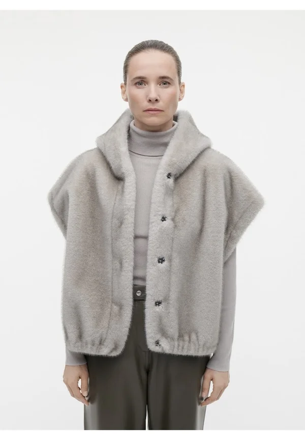 STUDIO AR - Waistcoat - clay