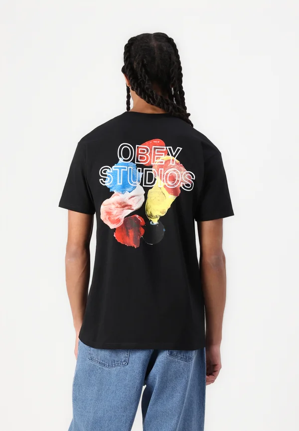 STUDIOS PALETTE - Print T-shirt - black