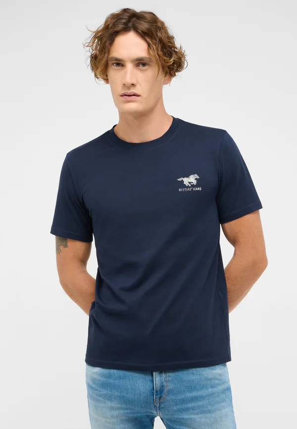 STYLE AUSTIN - Basic T-shirt - blau