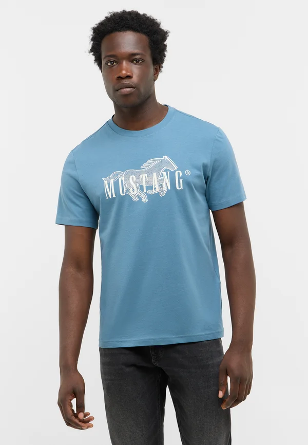 STYLE AUSTIN - Print T-shirt - blau