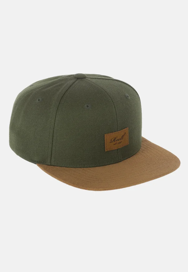 SUEDE - Cap - dark olive