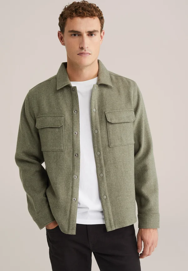 Summer jacket - moss green