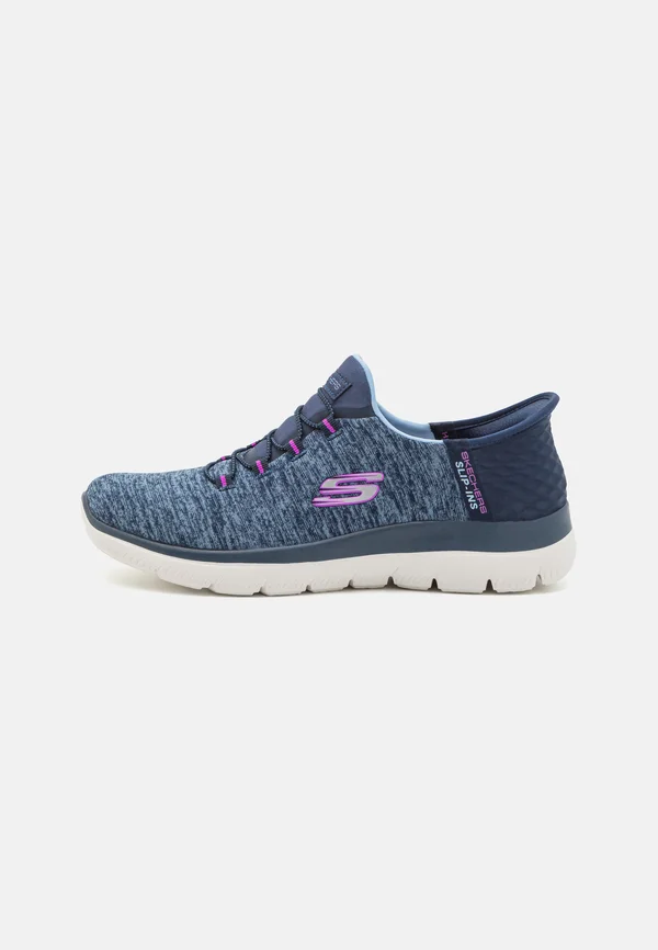 SUMMITS - Slip-ons - navy/purple