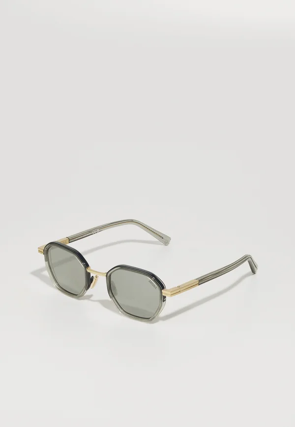Sunglasses - shiny light green /smoke mirror