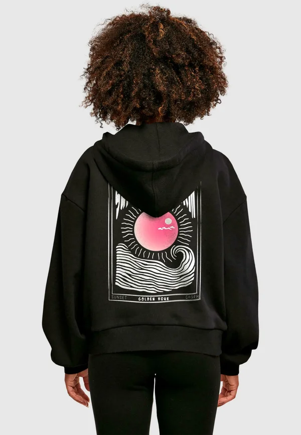 SUNSET  - Hoodie - black