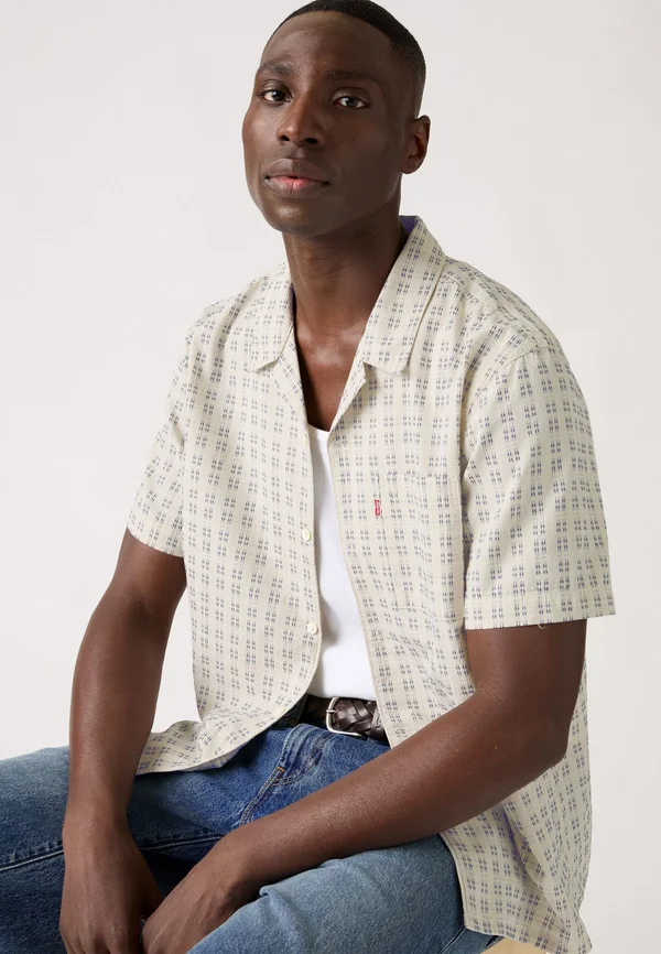 SUNSET STANDARD CAMP - Shirt - hendrick indigo
