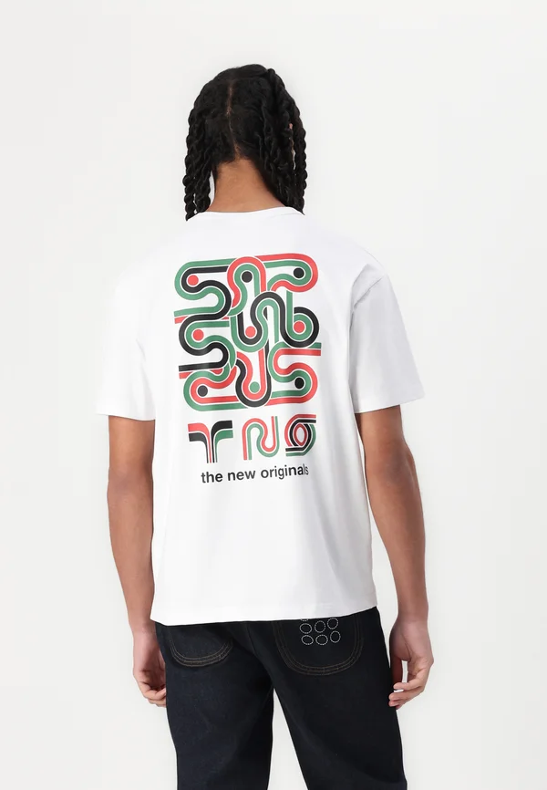 SUPER GRAPHIC TEE - Print T-shirt - white
