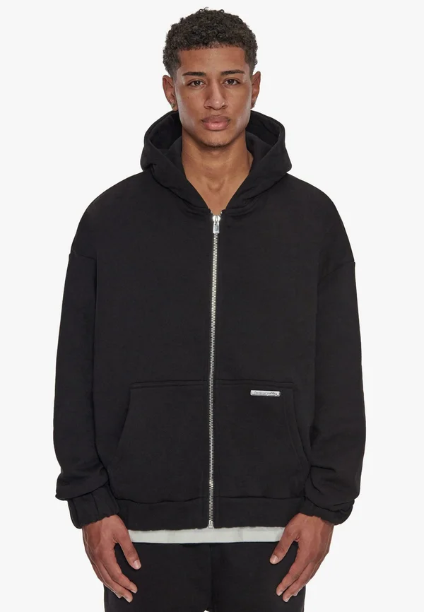 SUPER HEAVY - Zip-up sweatshirt - black