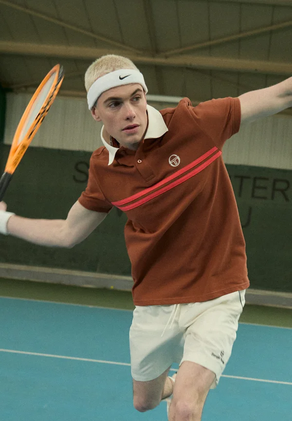 SUPERMAC  - Polo shirt - mocha bisque/gardenia/dubarry