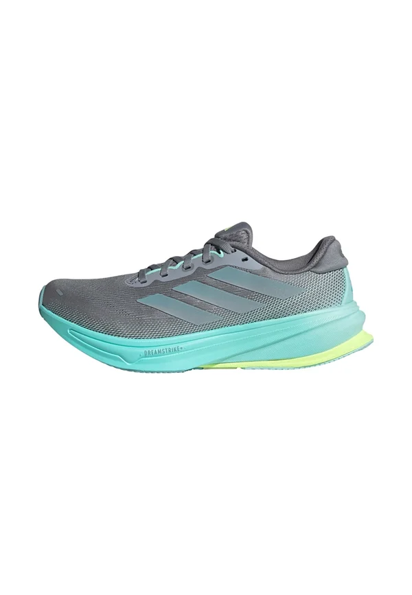 SUPERNOVA RISE 2 - Road running shoes - grey   magic grey met   flash aqua