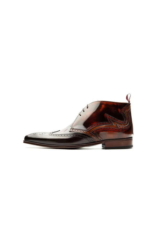 SURESHOT SCARFACE - Lace-up ankle boots - dark brown