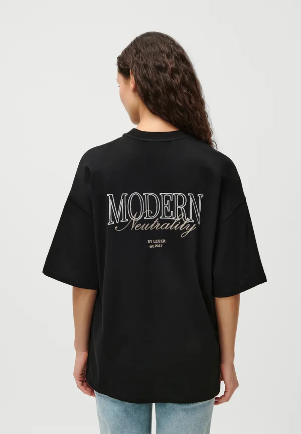 SUZI - Print T-shirt - black