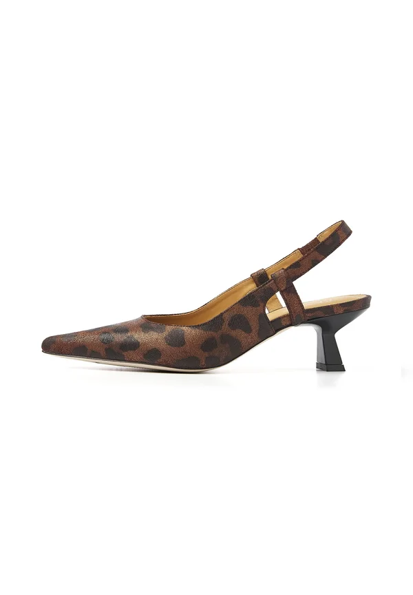 SUZY ALIYA - Classic heels - multicolored/brown leopard print