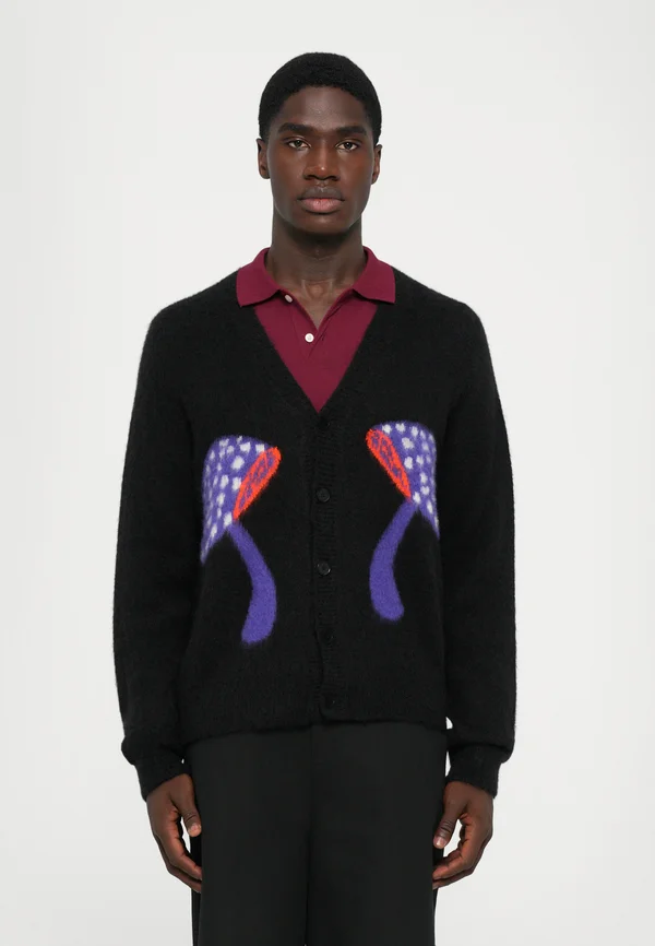 SWEATER - Cardigan - black