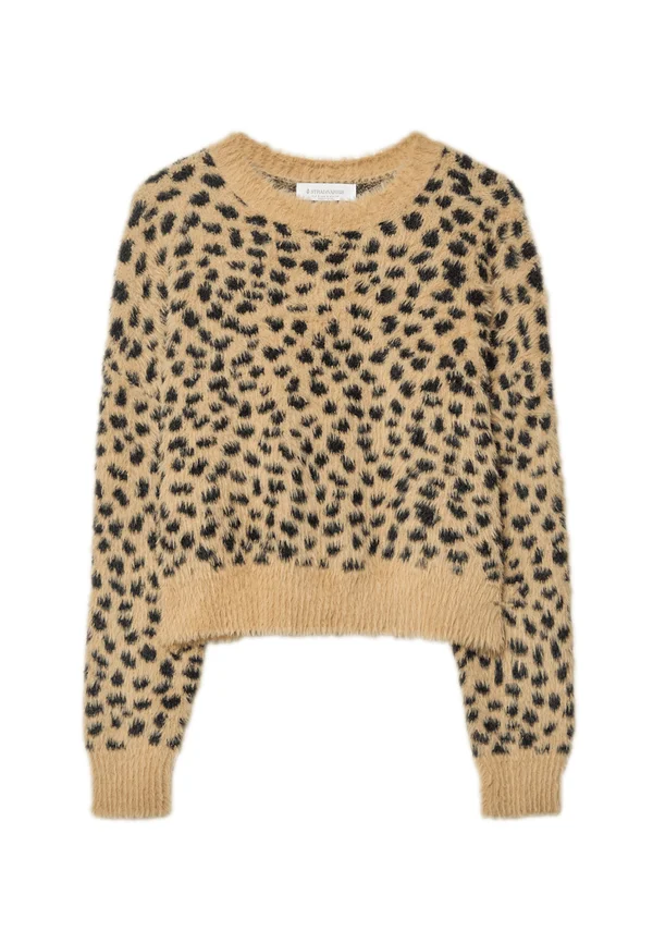 SWEATER  - Jumper - mottled brown