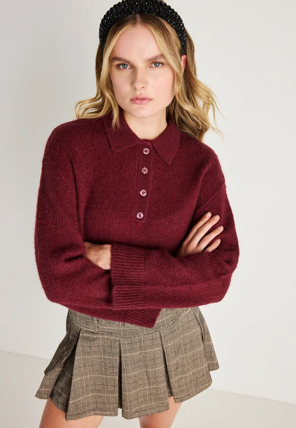 SWEATER - Jumper - tawny port