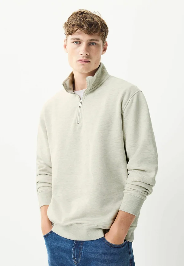 Sweatshirt - ecru marl