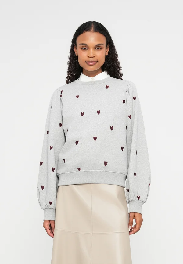 Sweatshirt - grey melange