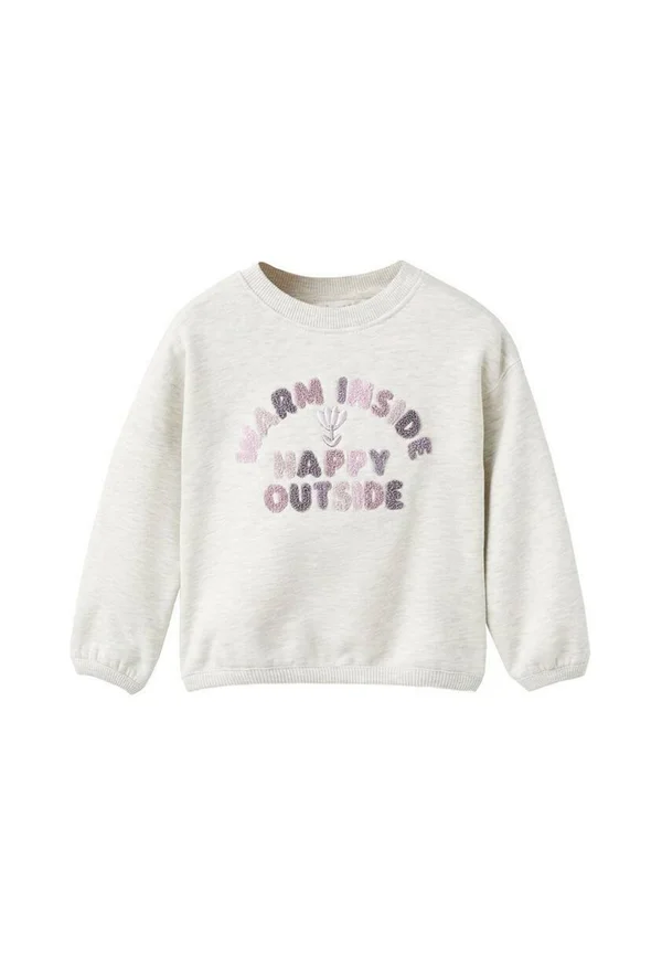 Sweatshirt - mottled light grey