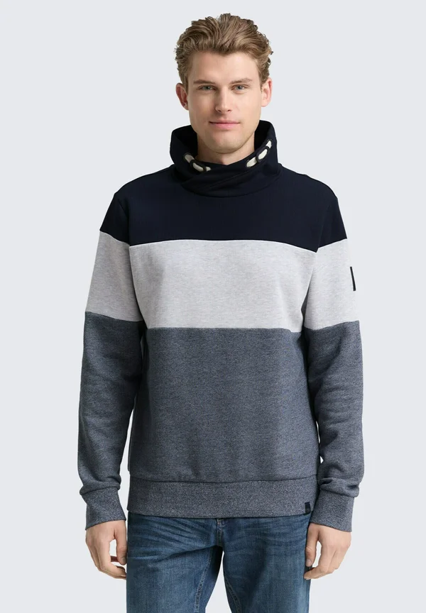 Sweatshirt - navy grindle structure