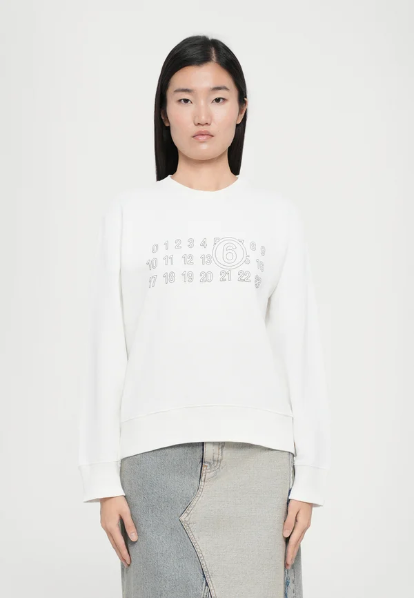 Sweatshirt - off white