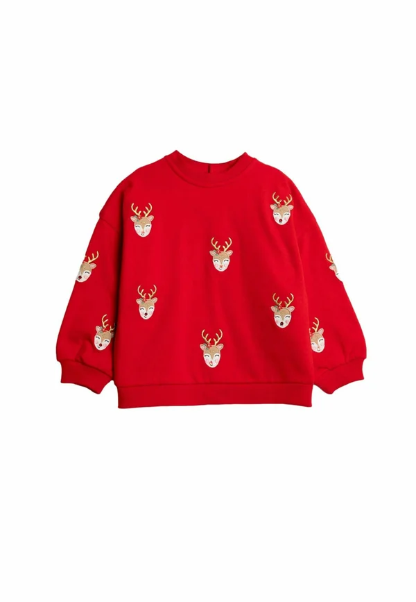 Sweatshirt - red reindeer