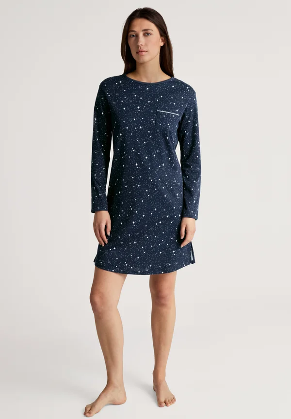 SWEET DREAMS LANGARM - LÄNGE - Nightie - peacoat blue