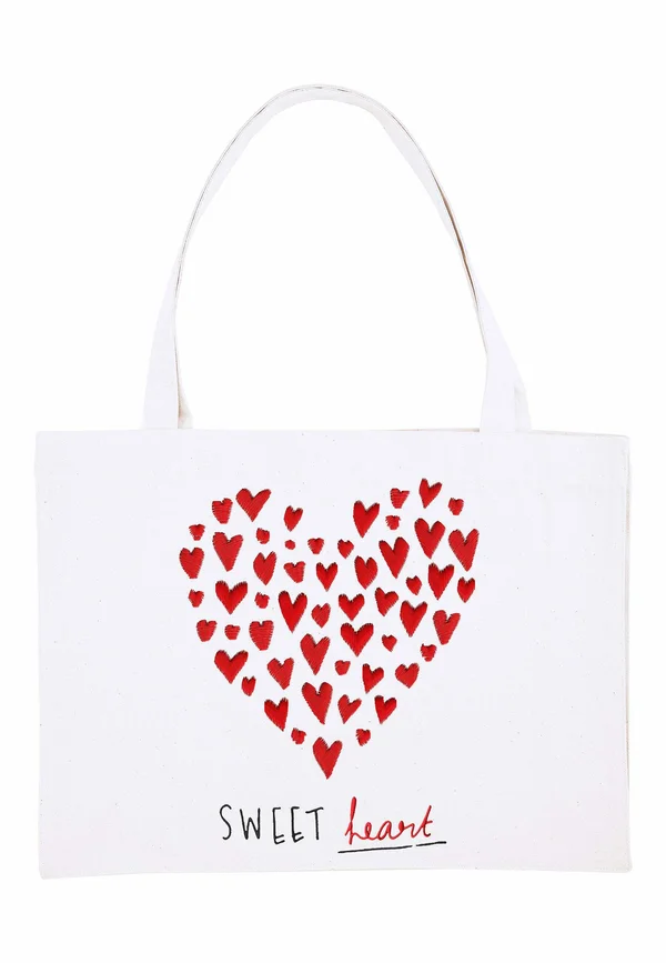 SWEET PRINT - Tote bag - white