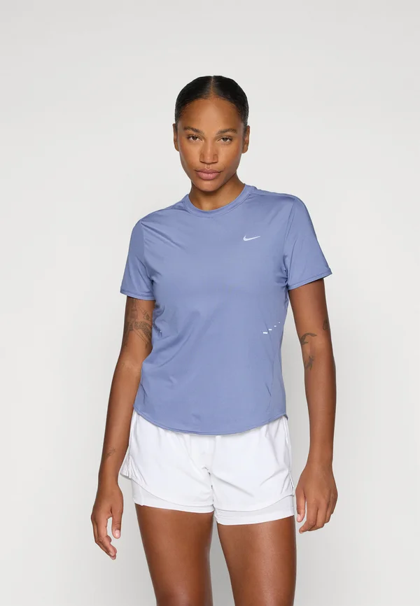 SWIFT TOP - Sports T-shirt - world indigo/reflective silver-coloured
