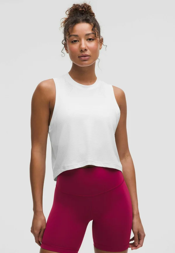 SWIFTLY HIGH-LOW CROPPED TANK - Top - white white