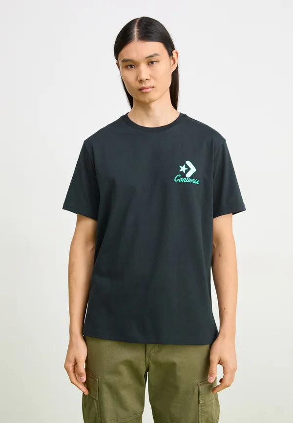SWINGING SKELETON  - Print T-shirt - black