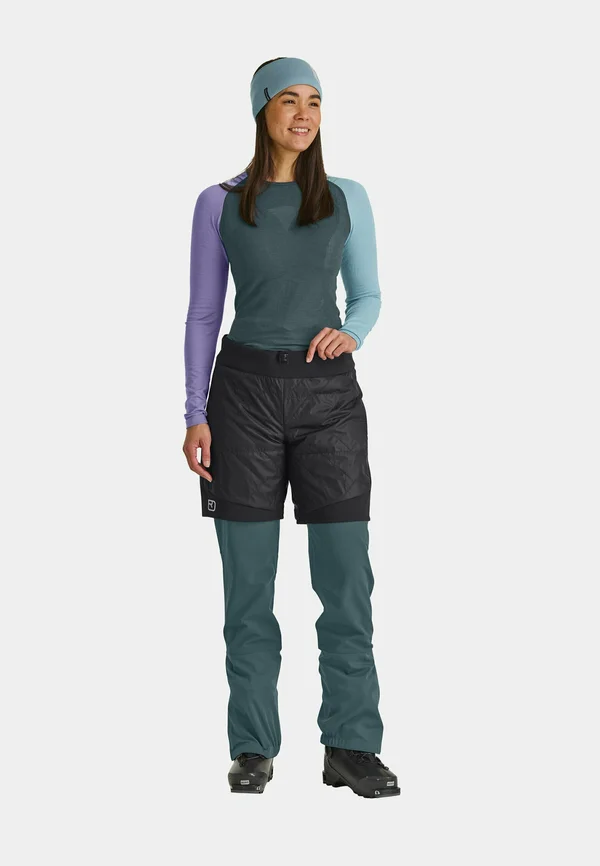 SWISSWOOL PIZ BO� - Shorts - black raven